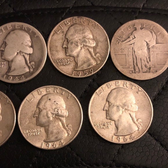 90% silver coins American quarters - Picture 4 of 17